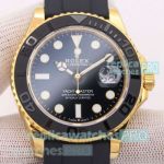 New 42mm Watch - Copy Rolex Yachtmaster Oysterflex Yellow Gold Watch